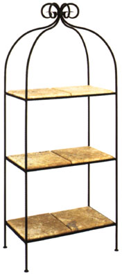 Scroll Double Bath shelf