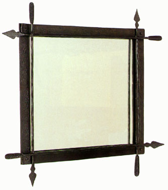 Quapaw arrow wall mirror #40782